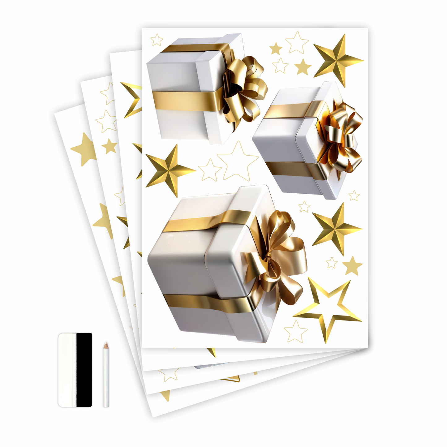 Birthday Sign Writing Kit - Gold Presents