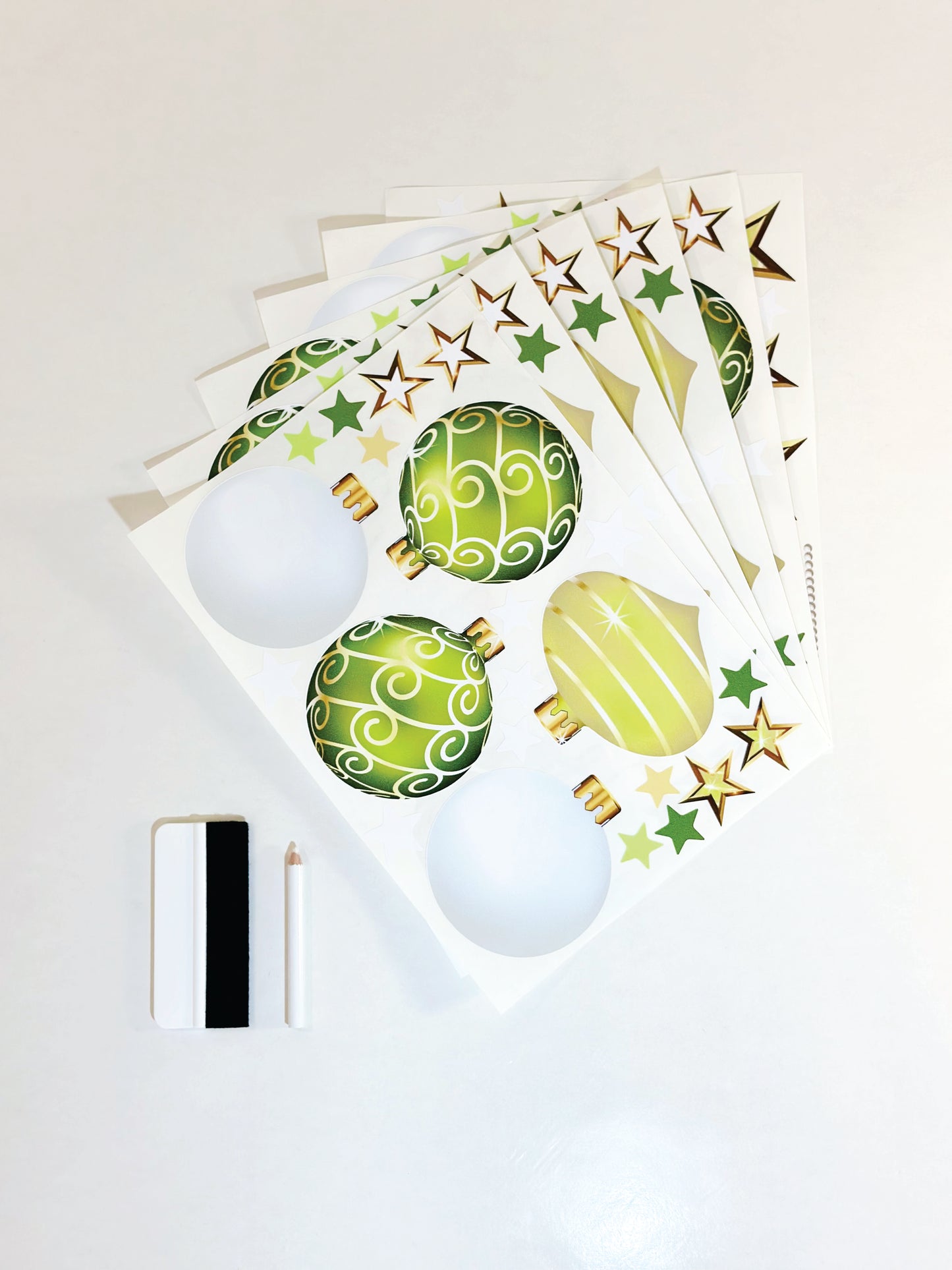 Christmas Sign Writing Kit - Green and White