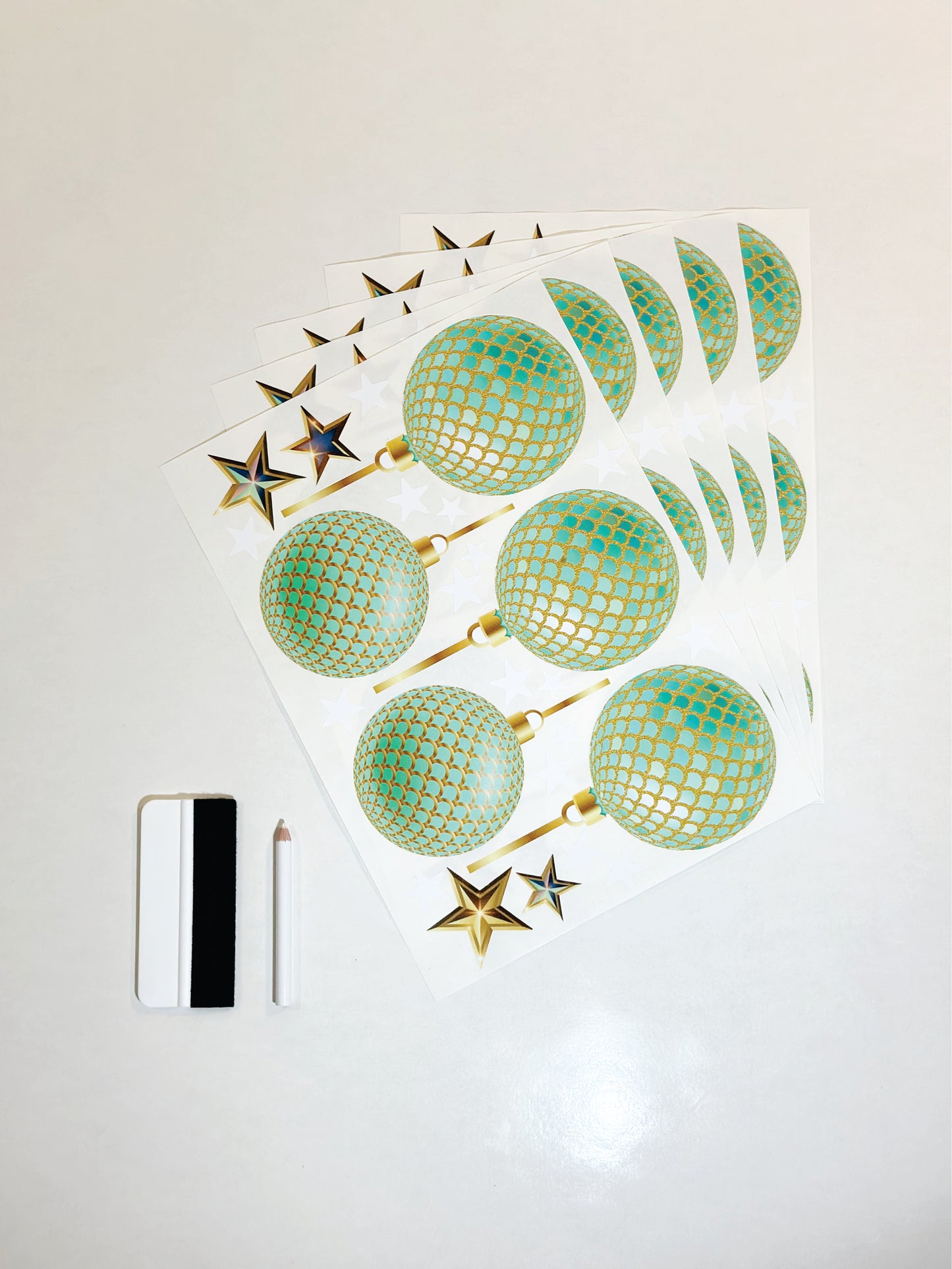 Christmas Sign Writing Kit - Green Scales