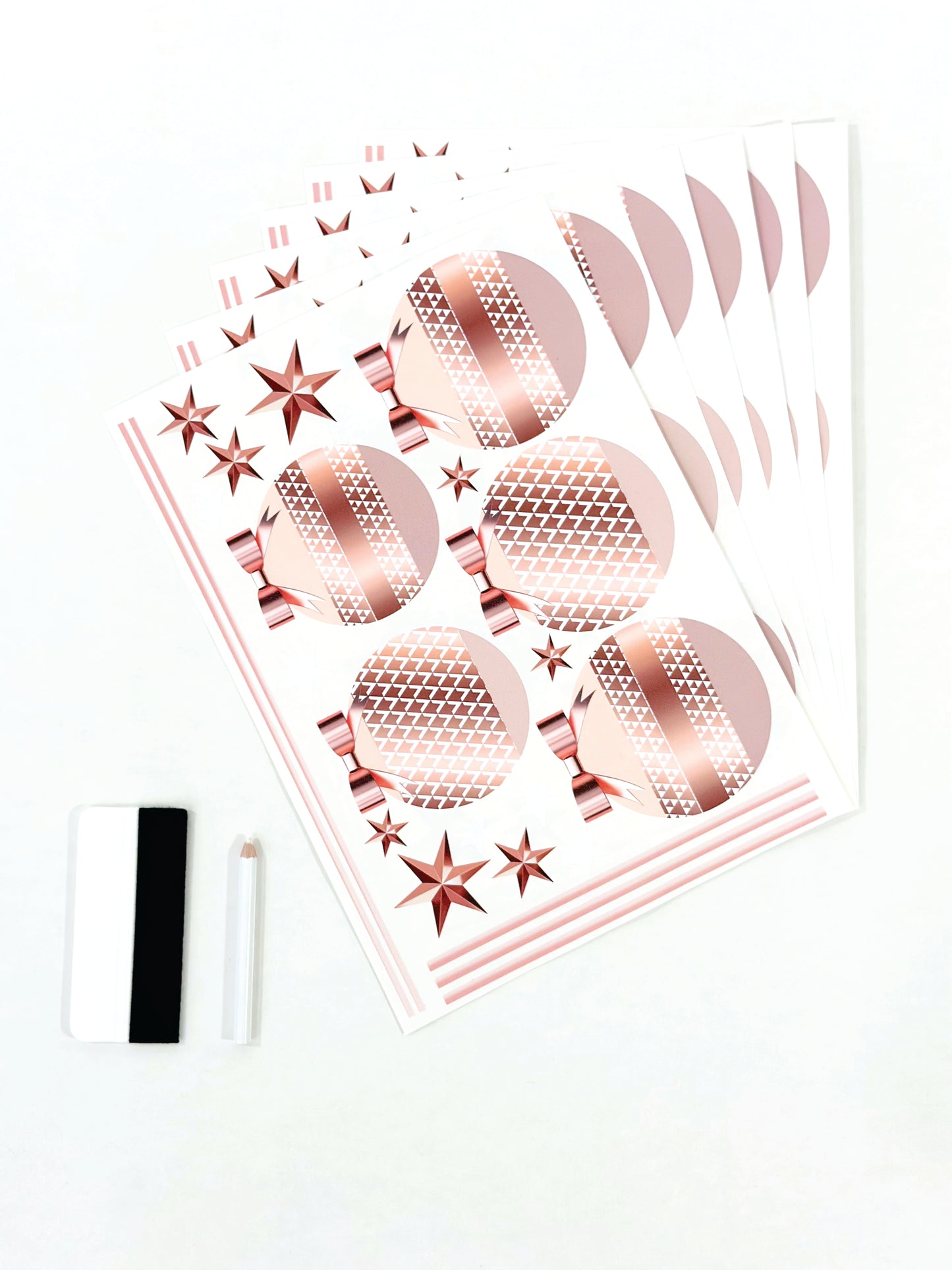 Christmas Sign Writing Kit - Rose Gold
