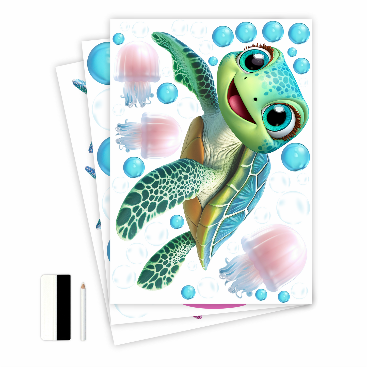 Birthday Sign Writing Kit - Turtle - Pink Theme