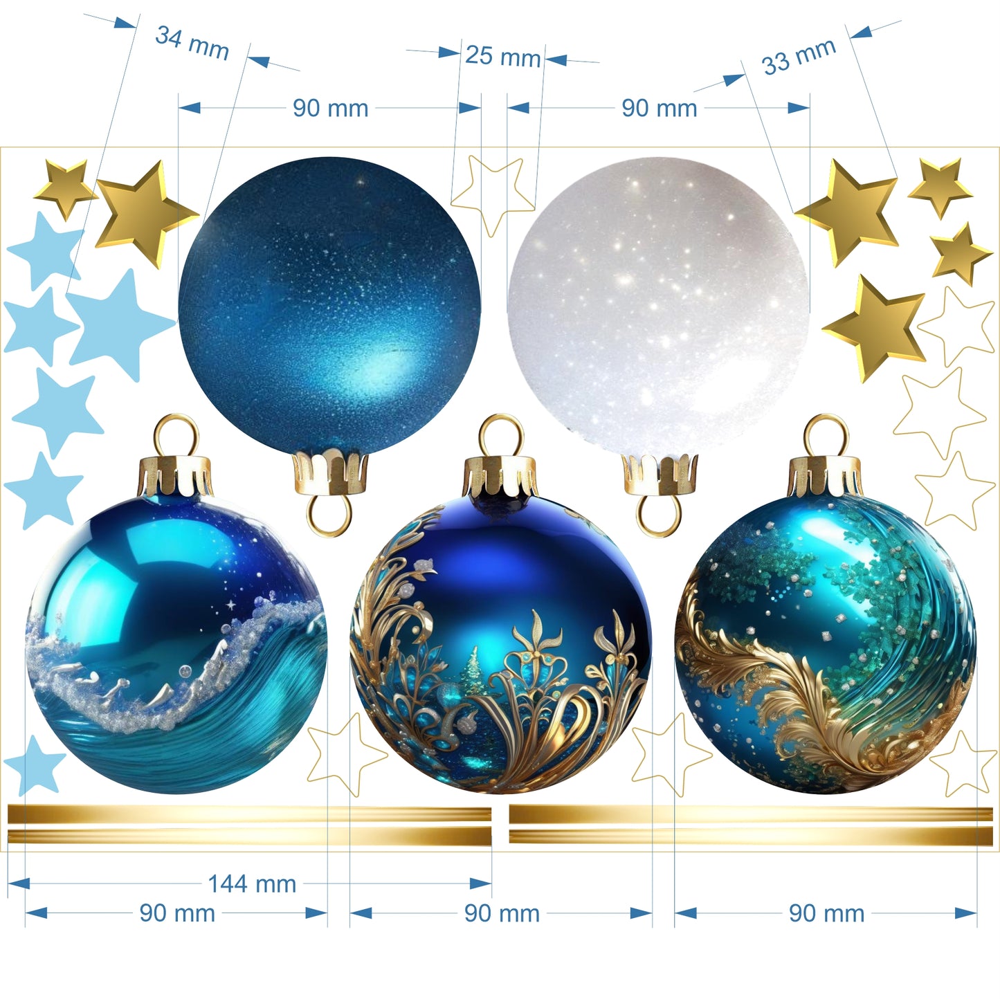 Christmas Sign Writing Kit - Ocean Theme