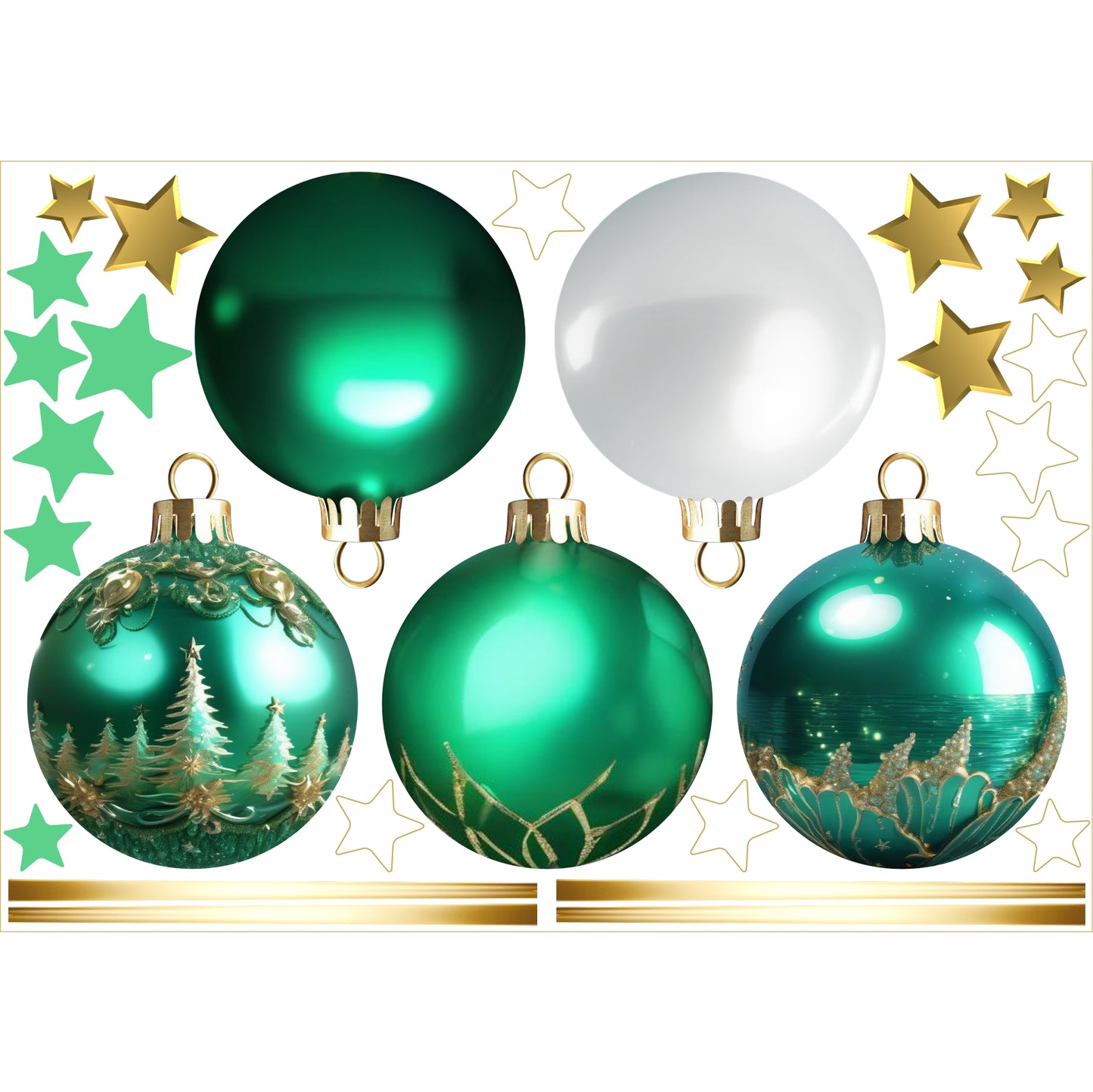 Christmas Sign Writing Kit - Sea Green