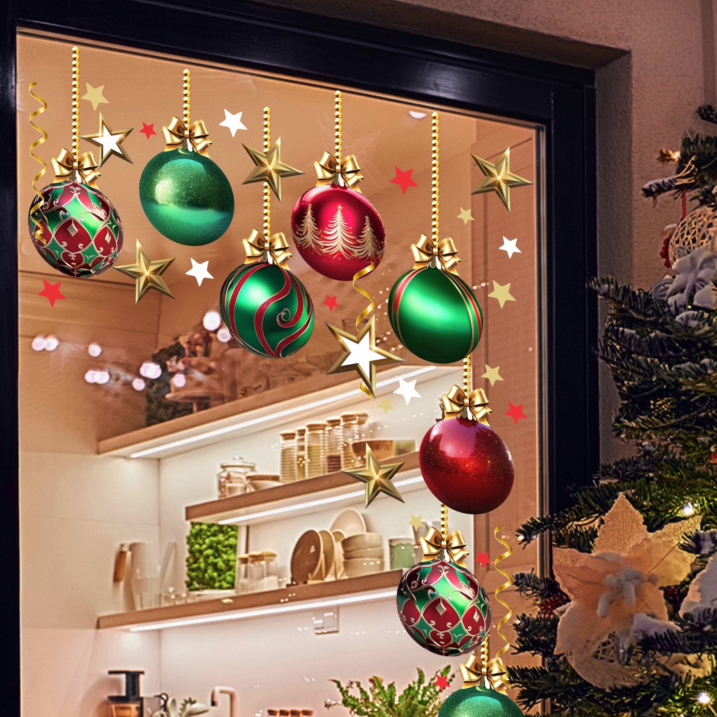 Christmas Sign Writing Kit - Red & Green
