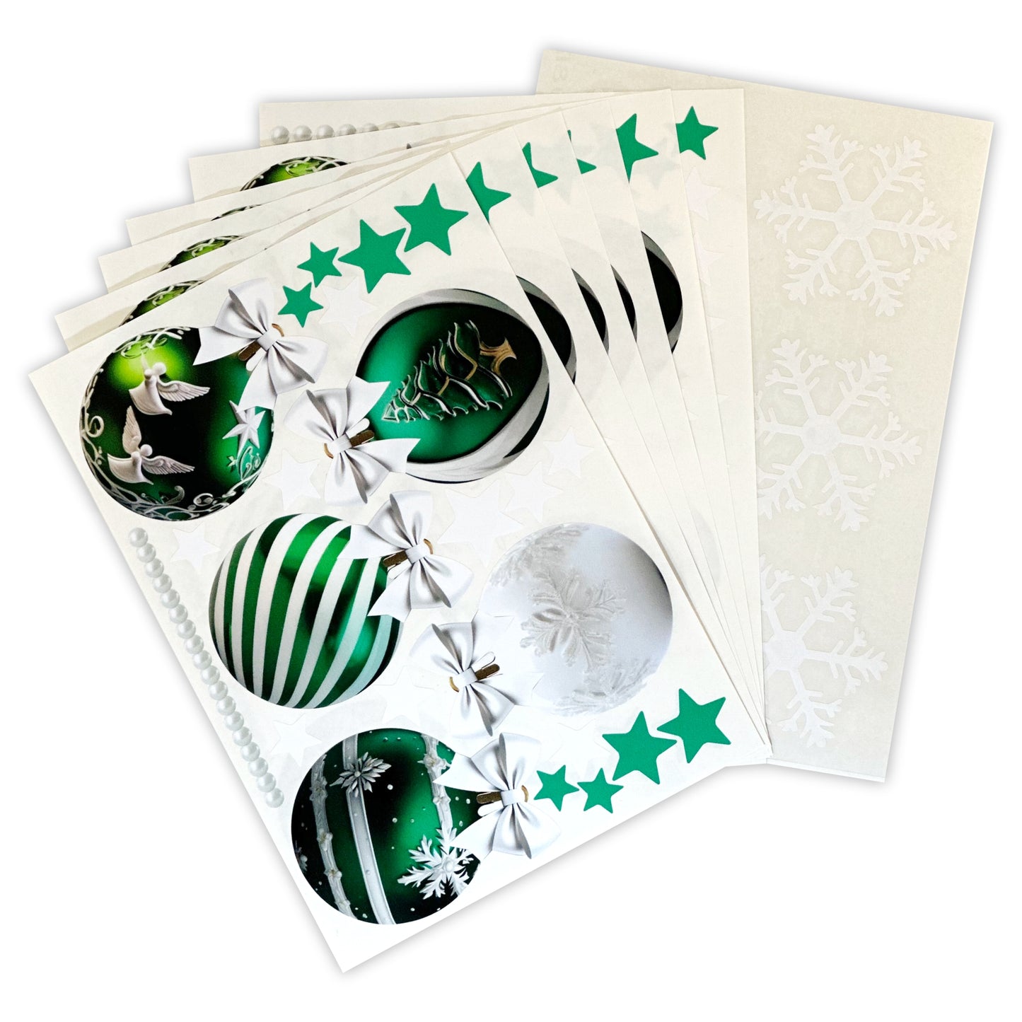 Christmas Sign Writing Kit - Green & White + Snow