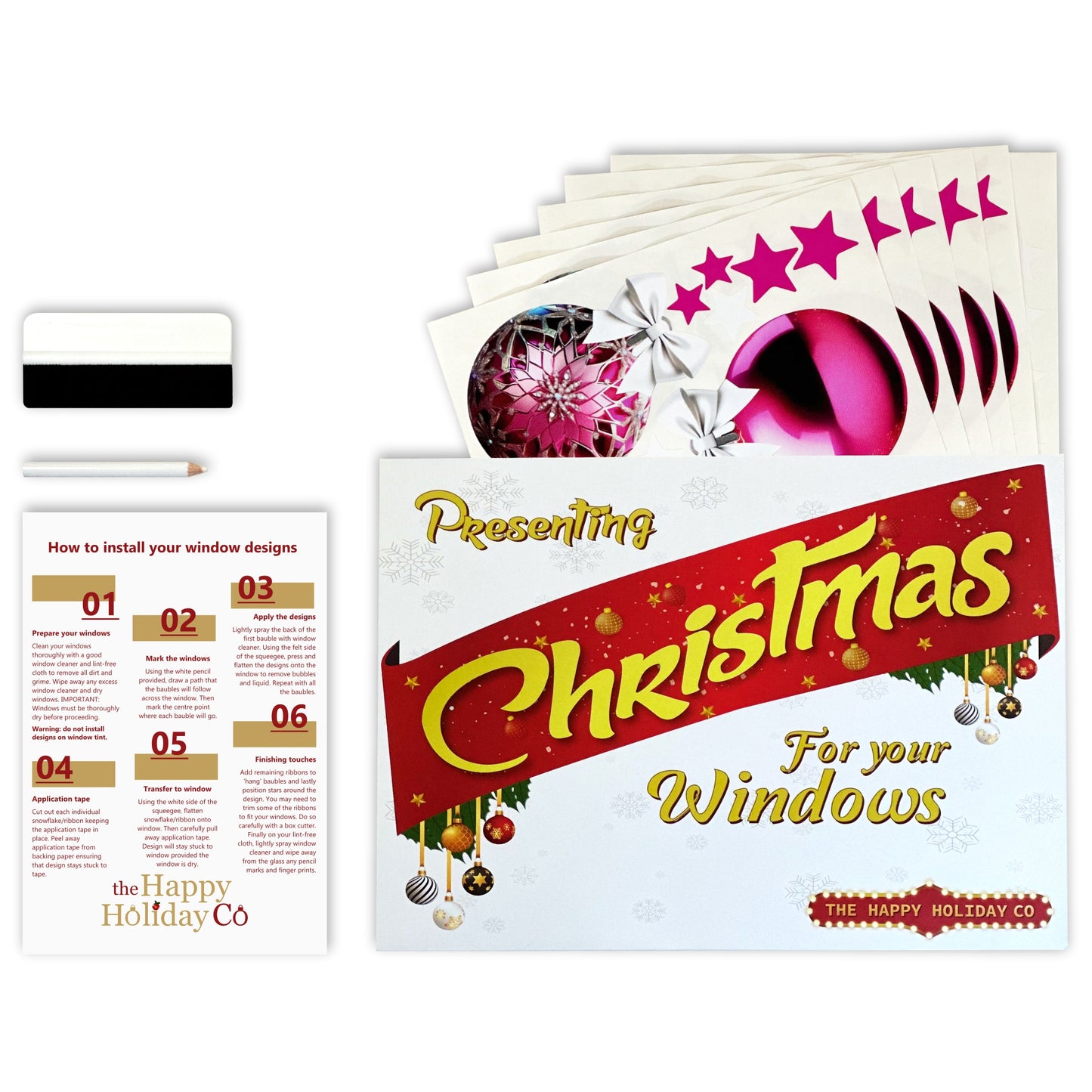 Christmas Sign Writing Kit - Magenta Galaxy