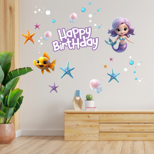 Birthday Sign Writing Kit - Mermaid
