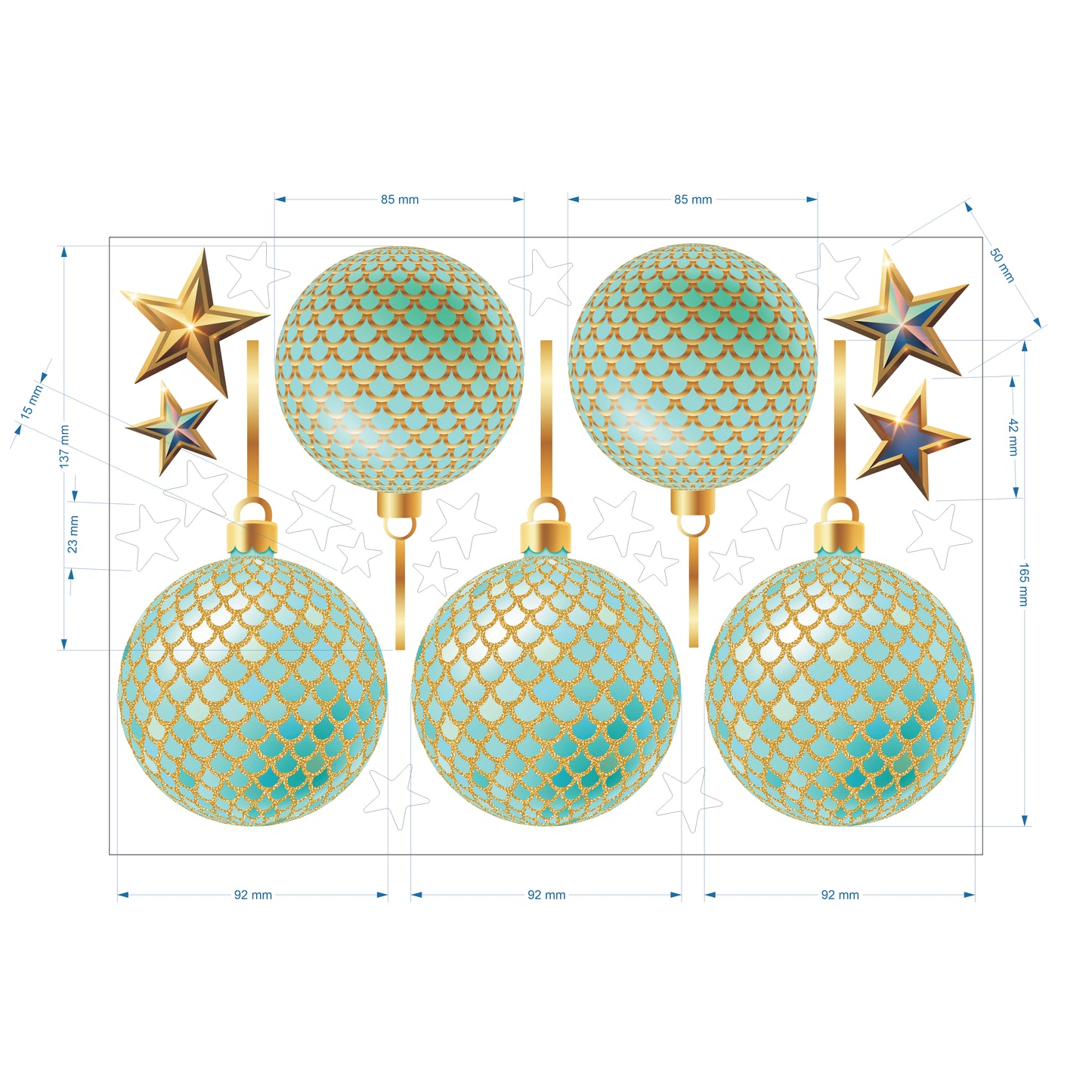 Christmas Sign Writing Kit - Green Scales