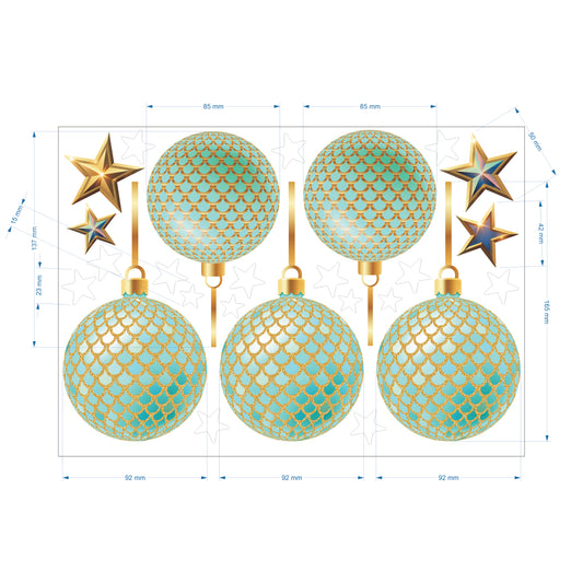 Christmas Sign Writing Kit - Green Scales