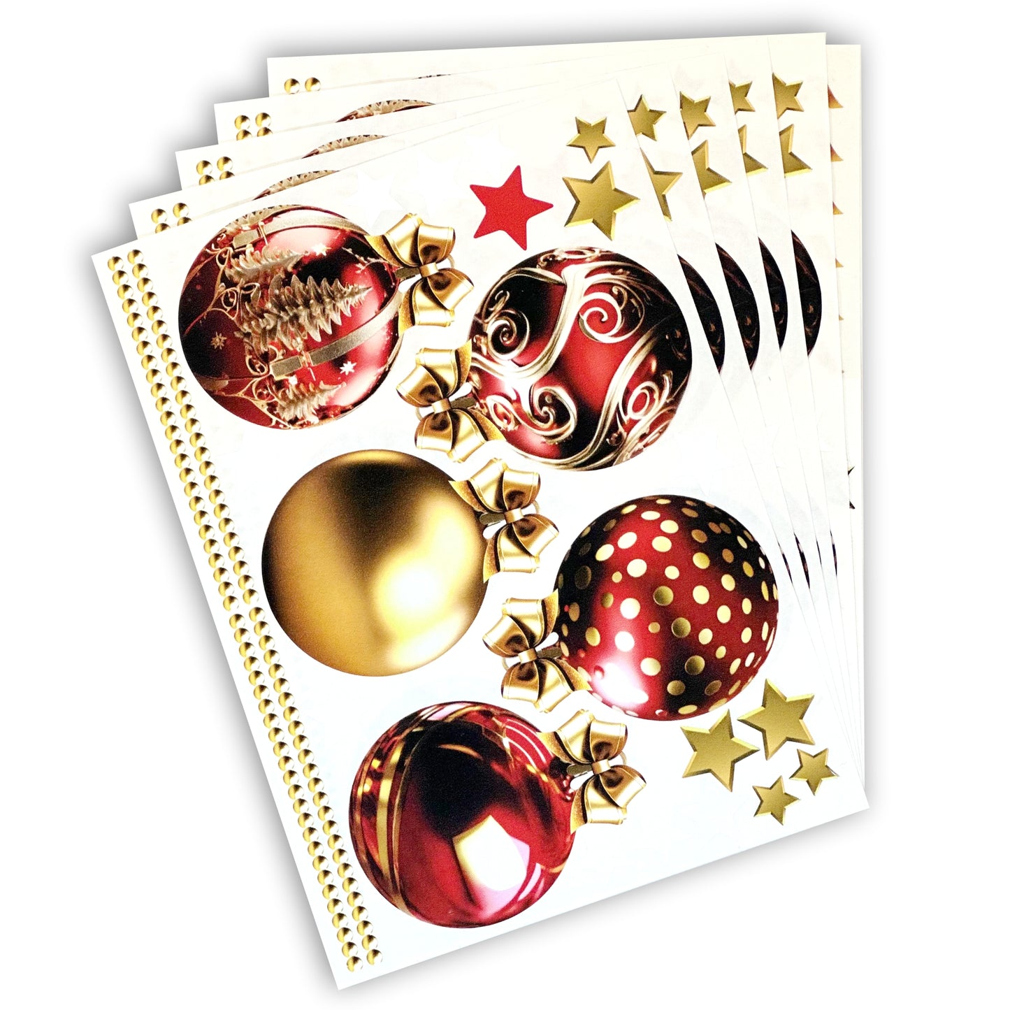 Christmas Sign Writing Kit - Cherry Red & Metallic Gold