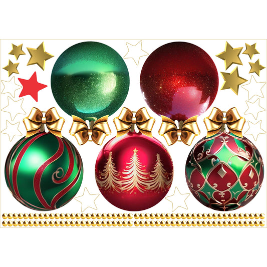 Christmas Sign Writing Kit - Red & Green