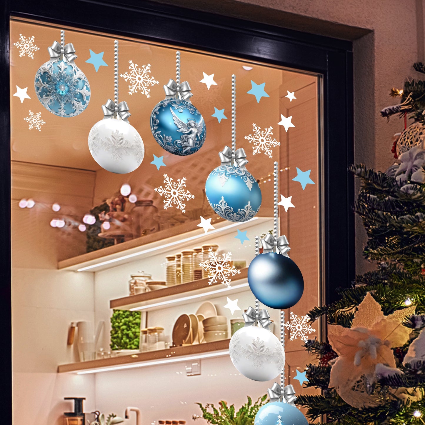 Christmas Sign Writing Kit - Icy Blue