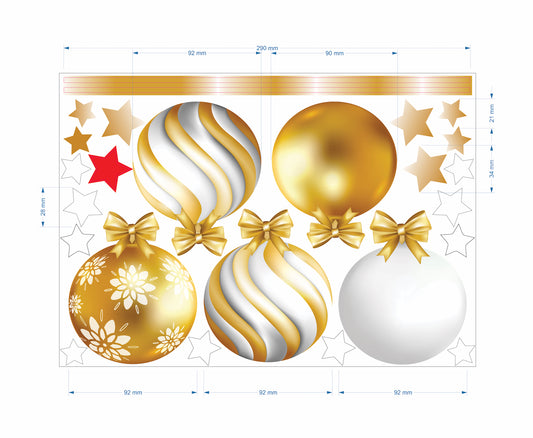 Christmas Sign Writing Kit - Gold and Silver
