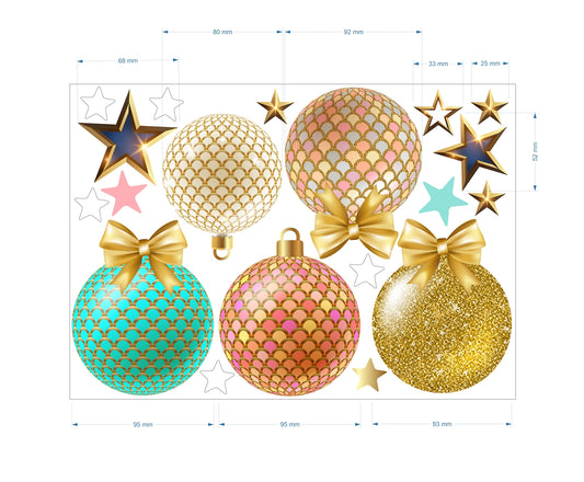 Christmas Sign Writing Kit - Fish scales colour